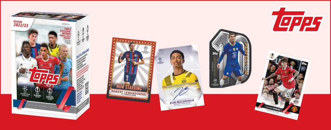 TOPPS « UEFA CHAMPIONS LEAGUE 2022/23 SOCCER CARDS » : fiche