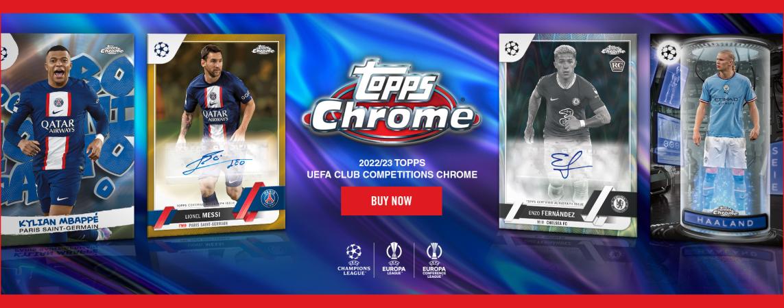 TOPPS CHROME « UEFA CLUB COMPETITIONS 2022/23 SOCCER CARDS